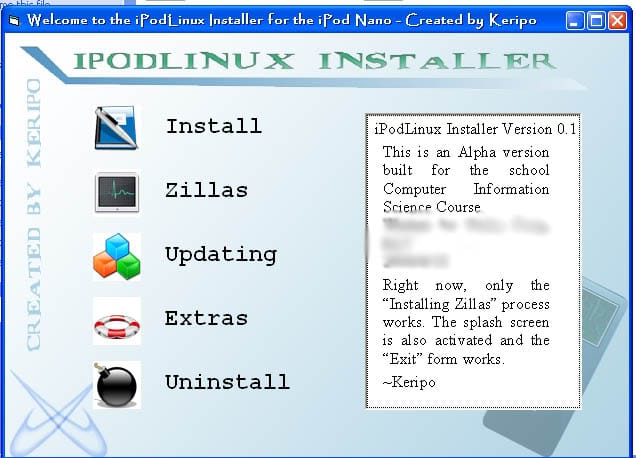 Java-based iPodLinux Package Manager