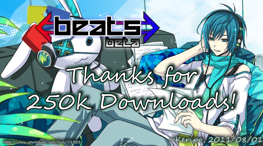 Beats 1.7a Preview and 250k Downloads