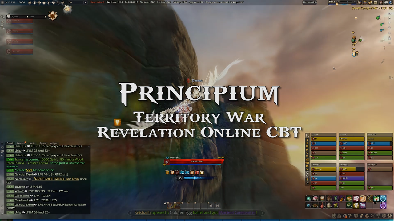 [RO] Principium - Revelation Online CBT Wrath Clan War 2017-01-29 (NA CBT3)