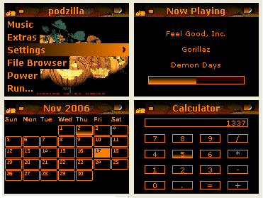 Podzilla2 Halloween Scheme