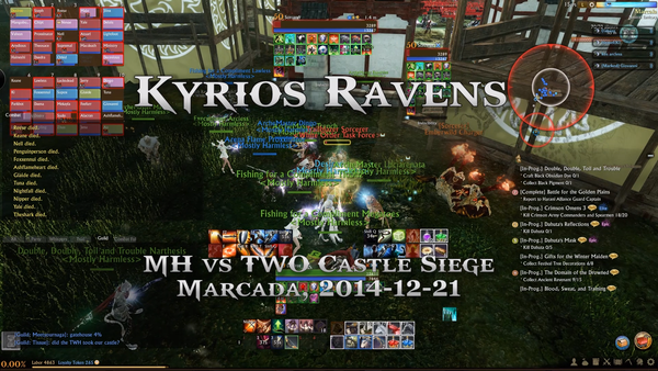 [AA] Kyrios Ravens - ArcheAge Castle Siege (Kyrios MH vs TWO)