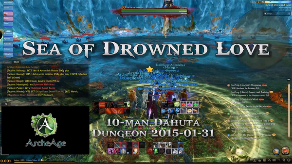 [AA] Sea of Drowned Love - ArcheAge 10-Man Dahuta Dungeon (Kyrios)