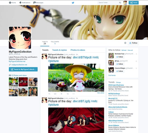 New unofficial MFC Twitter page