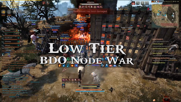 [BDO] Low Tier - Kyoukai Node War 2016-07-18 (Edan)